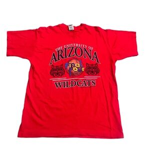 Vintage University Of Arizona Final Four Wildcats 90’s 1997 T Shirt Size XL Red